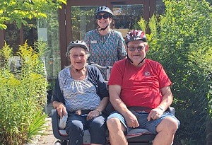 På fotot Teresia, Milly och Bengt