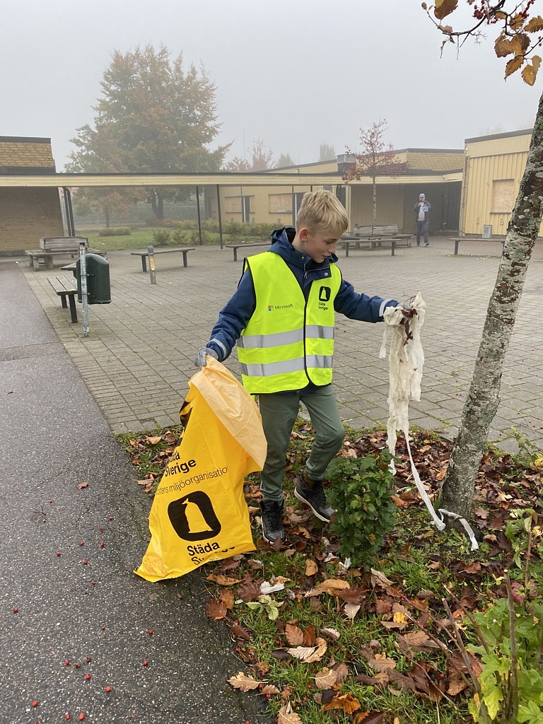 IK Stanstad pojkar 10 och 11 Foto Städa Sverige