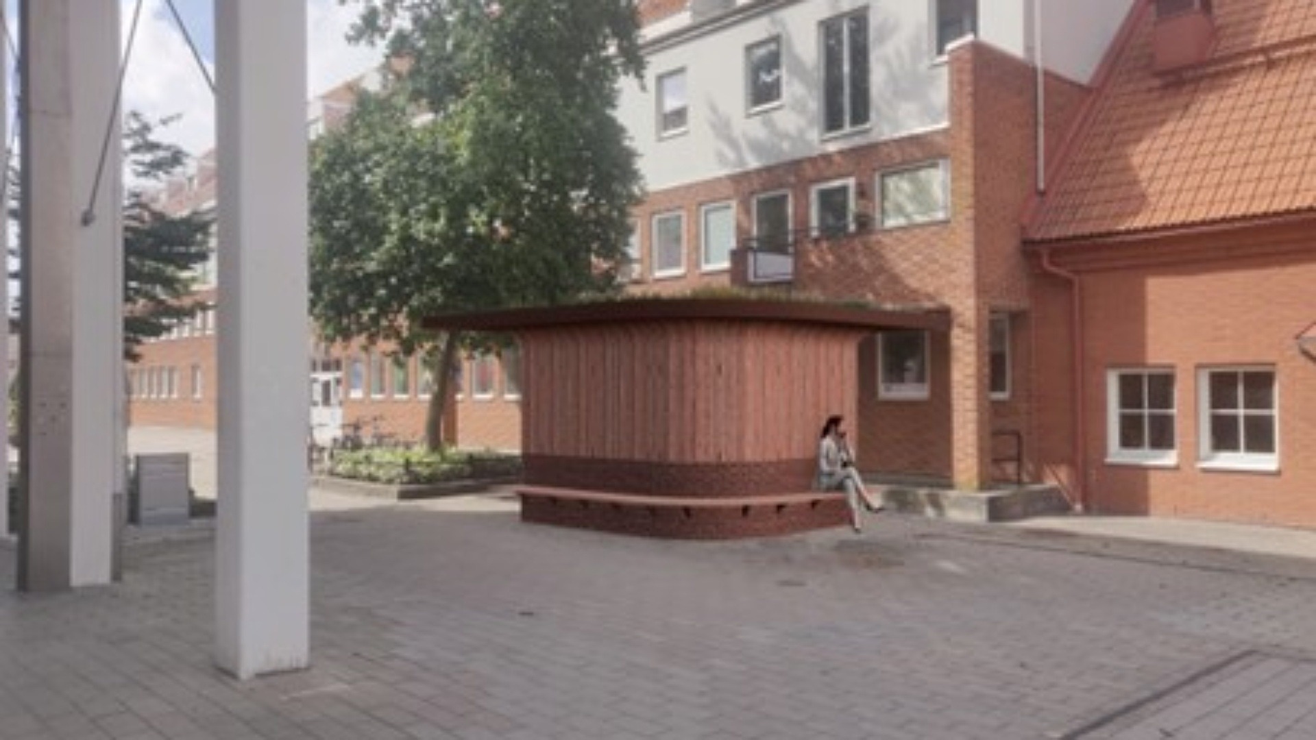 Pumpstationen på Torget i Staffanstorp